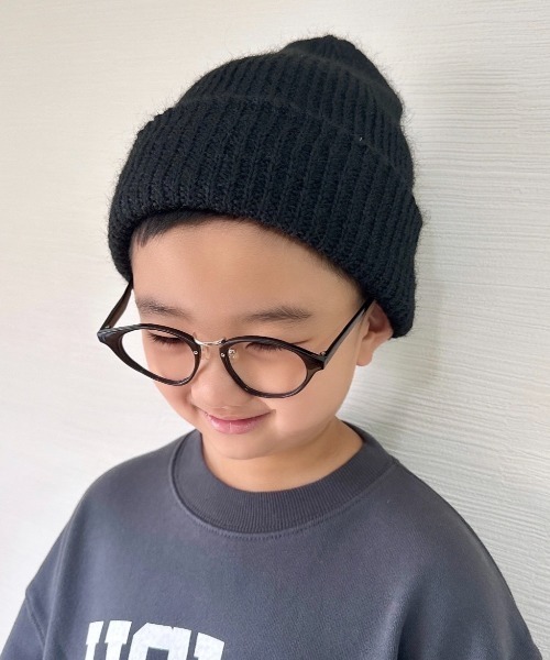 CIAOPANIC TYPY（チャオパニックティピー）の「【KIDS】ニットキャップ（ニットキャップ/ビーニー・キッズ・グレー/オフホワイト/ブラック・ONE SIZE）」の3枚目の写真