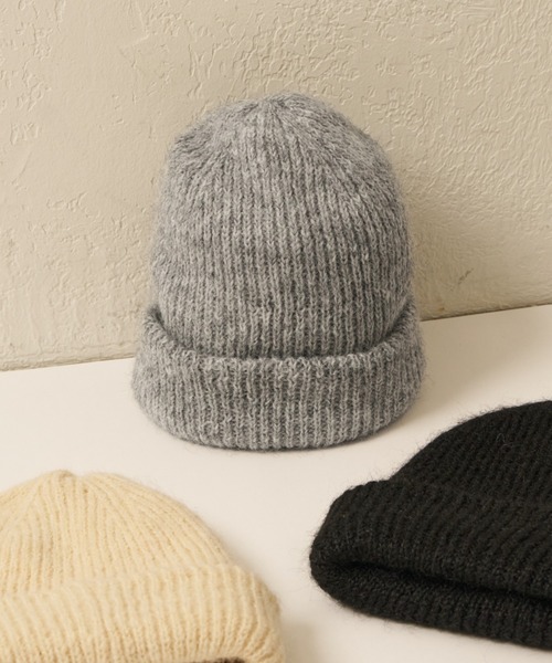 CIAOPANIC TYPY（チャオパニックティピー）の「【KIDS】ニットキャップ（ニットキャップ/ビーニー・キッズ・グレー/オフホワイト/ブラック・ONE SIZE）」の8枚目の写真