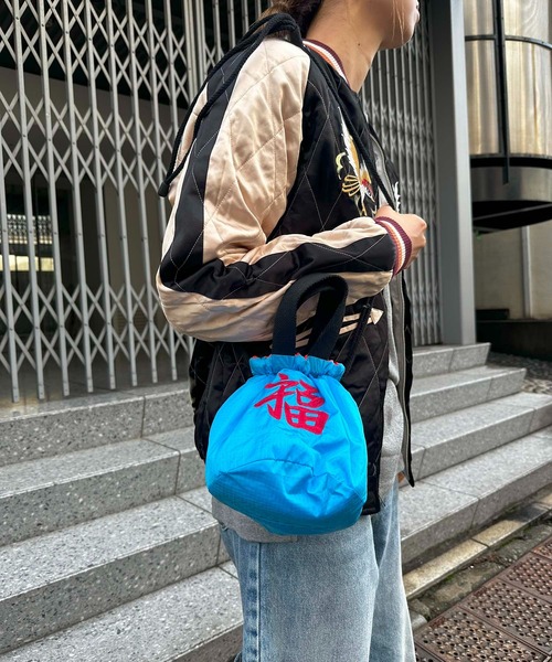 HOUSTON(ヒューストン)の「HOUSTON / REVERSIBLE EFFECT BAG(TIGER) / 6002W / 6003W(ショルダーバッグ・レディース・オレンジ/グリーン/ブルー/イエロー・ONESIZE)」の6枚目の写真