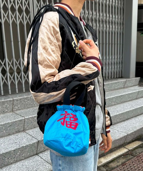 HOUSTON(ヒューストン)の「HOUSTON / REVERSIBLE EFFECT BAG(TIGER) / 6002W / 6003W(ショルダーバッグ・レディース・オレンジ/グリーン/ブルー/イエロー・ONESIZE)」の9枚目の写真