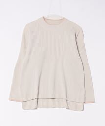 キッドブルー -２４リブニット -長袖トップス -KRAN553 -kidblue