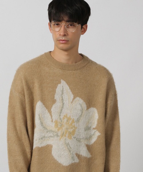 セール】フラワーモチーフニットプルオーバー / 141965（ニット