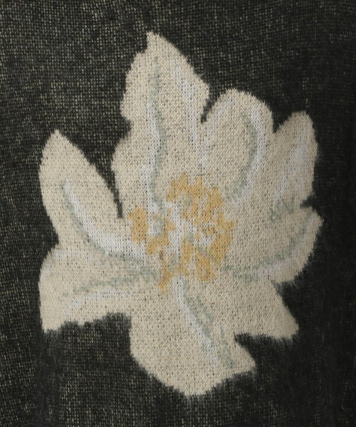 LAKOLE（ラコレ）の「フラワーモチーフニットプルオーバー / 141965（ニット/セーター・メンズ・ブラック/ボルドー/ベージュ/ネイビー・LARGE/MEDIUM）」の18枚目の写真