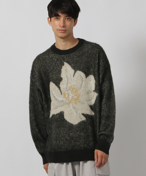 セール】フラワーモチーフニットプルオーバー / 141965（ニット