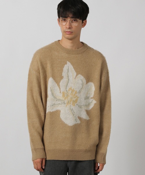 セール】フラワーモチーフニットプルオーバー / 141965（ニット