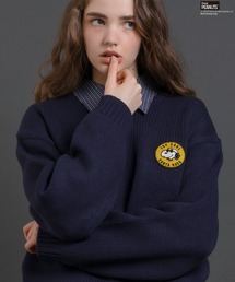 MUHET（ミュエータ）の「【PEANUTS / SNOOPY】ワッペンクルーネックニット（ニット/セーター）」