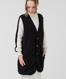 JAM & LINK（ジャムアンドリンク）の「ニットキルト ロングベスト（ベスト）」