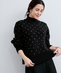 Adam et Rope&#39; - 美品♡アダムエロペ　カシミア混　タートルネック　プルオーバー　ニット　黒♡ ADAM ET ROPE'｜アダムエロペのニット/セーター（タートルネック