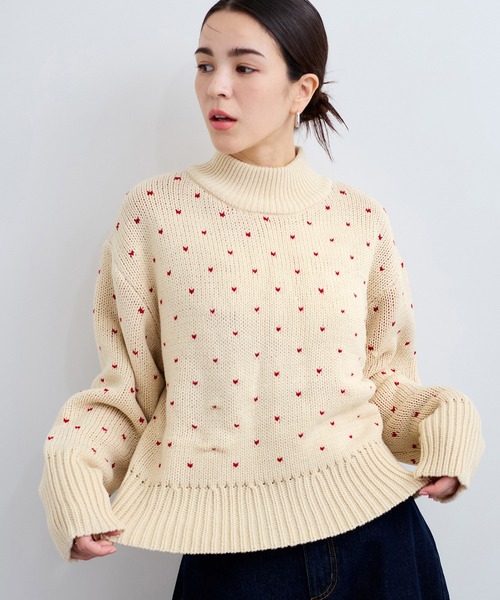 レリル lellil 美品 オーバーサイズ ハイネック バルーン オーバーニット Nilway セーター ニット ライン オーバー ハイネック メンズ