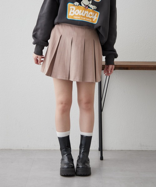 APPORTE PAR LES MARCHES（アポルテパーレマルシェ）の「【@re.__mi23企画】起毛ツイルプリーツスカート（スカート・レディース・ブラック/ブラウン/ベージュ・FREE）」の10枚目の写真