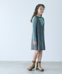 UNIVERSAL OVERALL | 【別注】＜UNIVERSAL OVERALL＞TJ デニム 2WAYジャンパースカート / キッズ  140cm-160cm(ワンピース)