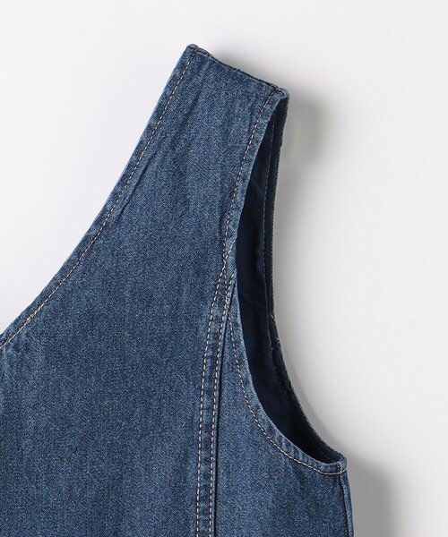 UNIVERSAL OVERALL(ユニバーサルオーバーオール)の「【別注】<UNIVERSAL OVERALL>TJ デニム 2WAYジャンパースカート / キッズ 140cm-160cm(ワンピース・キッズ・ダークグレー/コバルトブルー・M(140-150cm)/L(160cm))」の19枚目の写真
