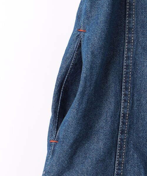 UNIVERSAL OVERALL(ユニバーサルオーバーオール)の「【別注】<UNIVERSAL OVERALL>TJ デニム 2WAYジャンパースカート / キッズ 140cm-160cm(ワンピース・キッズ・ダークグレー/コバルトブルー・M(140-150cm)/L(160cm))」の10枚目の写真
