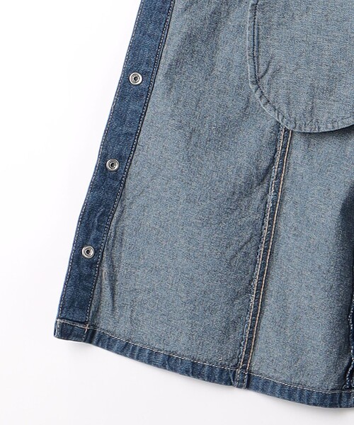 UNIVERSAL OVERALL(ユニバーサルオーバーオール)の「【別注】<UNIVERSAL OVERALL>TJ デニム 2WAYジャンパースカート / キッズ 140cm-160cm(ワンピース・キッズ・ダークグレー/コバルトブルー・M(140-150cm)/L(160cm))」の12枚目の写真