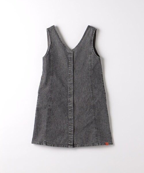 UNIVERSAL OVERALL(ユニバーサルオーバーオール)の「【別注】<UNIVERSAL OVERALL>TJ デニム 2WAYジャンパースカート / キッズ 140cm-160cm(ワンピース・キッズ・ダークグレー/コバルトブルー・M(140-150cm)/L(160cm))」の3枚目の写真