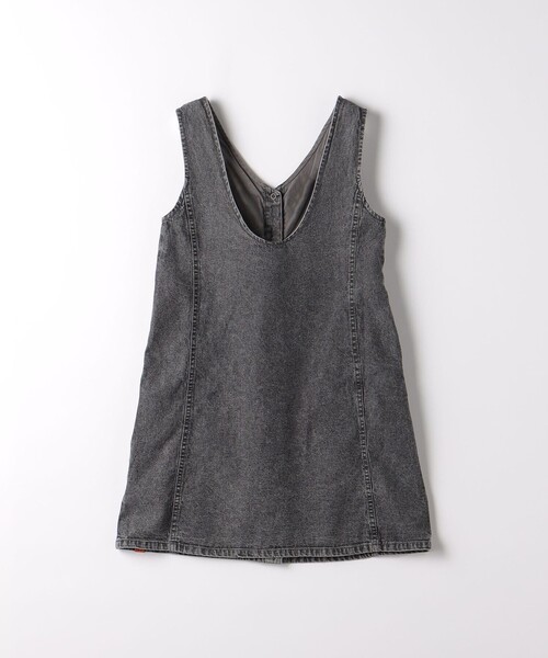 UNIVERSAL OVERALL(ユニバーサルオーバーオール)の「【別注】<UNIVERSAL OVERALL>TJ デニム 2WAYジャンパースカート / キッズ 140cm-160cm(ワンピース・キッズ・ダークグレー/コバルトブルー・M(140-150cm)/L(160cm))」の4枚目の写真