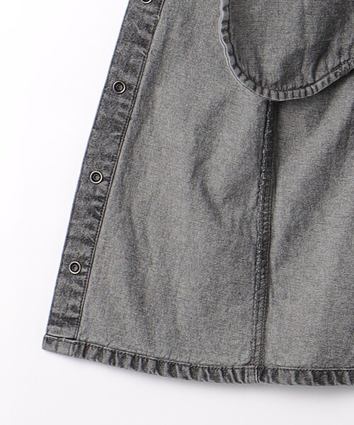 UNIVERSAL OVERALL(ユニバーサルオーバーオール)の「【別注】<UNIVERSAL OVERALL>TJ デニム 2WAYジャンパースカート / キッズ 140cm-160cm(ワンピース・キッズ・ダークグレー/コバルトブルー・M(140-150cm)/L(160cm))」の6枚目の写真