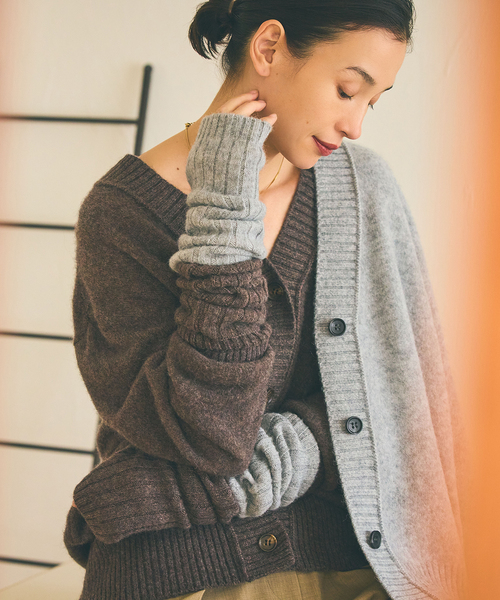 TOQUE （トック） アルパカウールVカーディガン 778591083