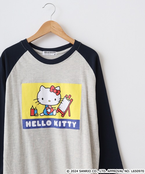 sanrio(サンリオ)の「サンリオキャラクターズ プリントラグラン七分袖Tシャツ(Tシャツ/カットソー・メンズ・K/N/B/G/I/P/C/D/E/F/T/U/A/H/J/O/Q/R・M/LL/L)」の2枚目の写真