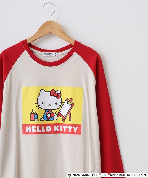 sanrio(サンリオ)の「サンリオキャラクターズ プリントラグラン七分袖Tシャツ(Tシャツ/カットソー・メンズ・K/N/B/G/I/P/C/D/E/F/T/U/A/H/J/O/Q/R・M/LL/L)」の1枚目の写真