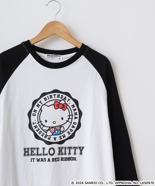 sanrio(サンリオ)の「サンリオキャラクターズ プリントラグラン七分袖Tシャツ(Tシャツ/カットソー・メンズ・K/N/B/G/I/P/C/D/E/F/T/U/A/H/J/O/Q/R・M/LL/L)」の4枚目の写真