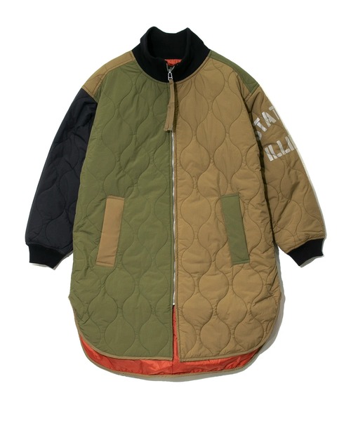 CUBE SUGAR/キューブシュガー ナイロンキルトBigブルゾン