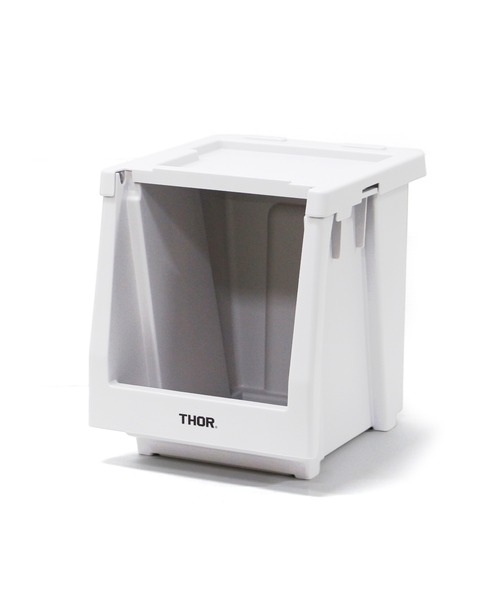 Detail(ディテール)の「THOR Stacking Shelf Container ソー スタッキングシェルフコンテナー 【本体】 収納ボックス 前開き式 収納棚 20L(収納グッズ・メンズ・オリーブ/ブラック/ライトグレー/ダークグレー/ホワイト・FREE)」の11枚目の写真