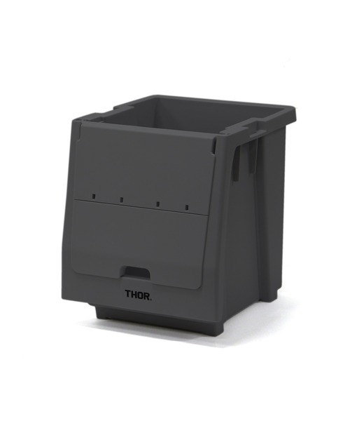 Detail(ディテール)の「THOR Stacking Shelf Container ソー スタッキングシェルフコンテナー 【本体】 収納ボックス 前開き式 収納棚 20L(収納グッズ・メンズ・オリーブ/ブラック/ライトグレー/ダークグレー/ホワイト・FREE)」の16枚目の写真