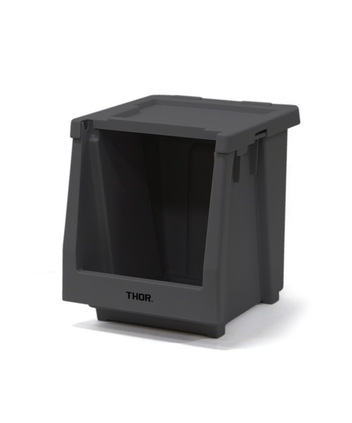 Detail(ディテール)の「THOR Stacking Shelf Container ソー スタッキングシェルフコンテナー 【本体】 収納ボックス 前開き式 収納棚 20L(収納グッズ・メンズ・オリーブ/ブラック/ライトグレー/ダークグレー/ホワイト・FREE)」の15枚目の写真