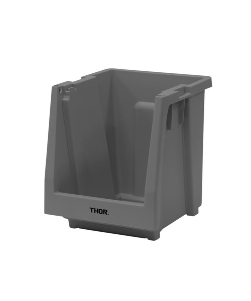 Detail(ディテール)の「THOR Stacking Shelf Container ソー スタッキングシェルフコンテナー 【本体】 収納ボックス 前開き式 収納棚 20L(収納グッズ・メンズ・オリーブ/ブラック/ライトグレー/ダークグレー/ホワイト・FREE)」の14枚目の写真