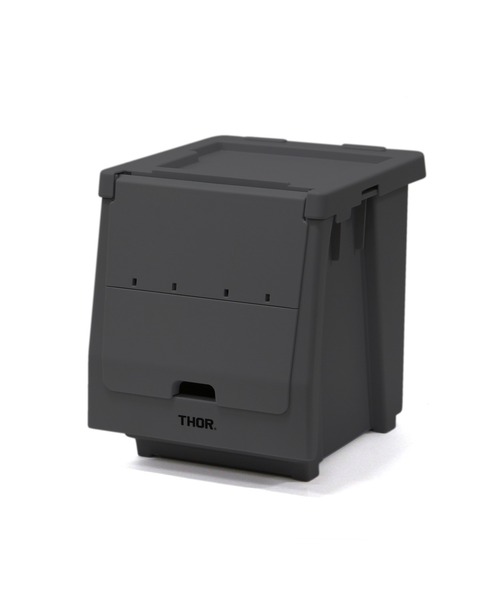 Detail(ディテール)の「THOR Stacking Shelf Container ソー スタッキングシェルフコンテナー 【本体】 収納ボックス 前開き式 収納棚 20L(収納グッズ・メンズ・オリーブ/ブラック/ライトグレー/ダークグレー/ホワイト・FREE)」の17枚目の写真