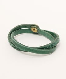 Mag.（マグ）の「【N.S.FACTORY】2重巻き牛革レザーブレス（ブレスレット）」