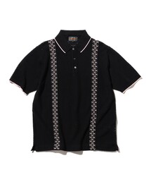 BEAMS PLUS | ストライプ メッシュ ニット ポロシャツ(ポロシャツ)