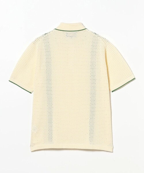 ストライプ メッシュ ニット ポロシャツ（ポロシャツ）｜BEAMS