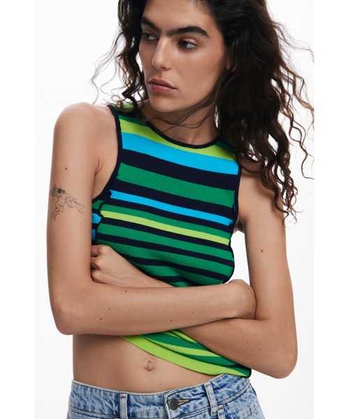 デシグアル　Desigual ストライプハット デシグアル Desigual ストライプハット 帽子