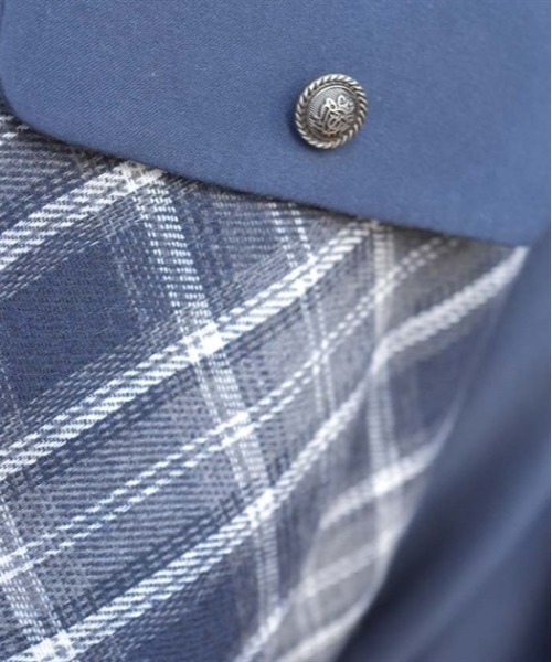 axes femme（アクシーズファム）の「起毛チェックバイカラーワンピース（ワンピース・レディース・レッド/ネイビー/ブラック・FREE）」の6枚目の写真