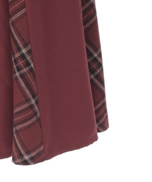 axes femme（アクシーズファム）の「起毛チェックバイカラーワンピース（ワンピース・レディース・レッド/ネイビー/ブラック・FREE）」の22枚目の写真