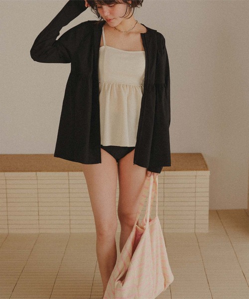 titivate（ティティベイト）の「パイル地ビッグトートバッグ（トートバッグ・レディース・ベージュ系その他/ホワイト系その他/ブルー系その他/ブルー系その他2/ピンク系その他/オレンジ/ライトブルー・FREE）」の15枚目の写真