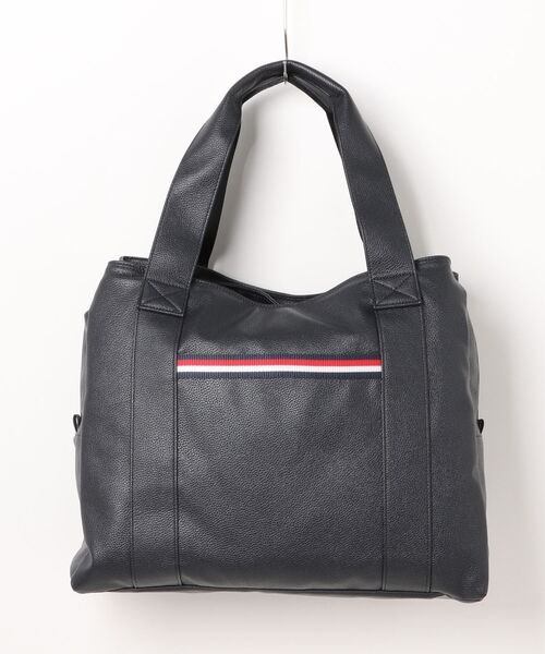 TOMMY HILFIGER GOLF（トミー ヒルフィガー ゴルフ）の「ﾄｰﾄﾊﾞｯｸﾞ ﾌﾗｯｸﾞﾛｺﾞ（トートバッグ・メンズ・ホワイト・フリー）」の6枚目の写真