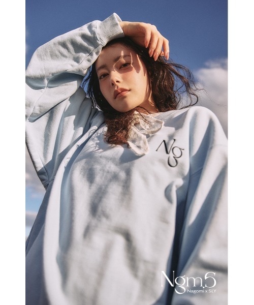 トレーナー スウェット Ngm.S LOGO SW TOPS　ナゴミ スライ ロゴ スウェット トップス レディース Ngm.S LOGO SW TOPS ナゴミ スライ ロゴ スウェット トップス