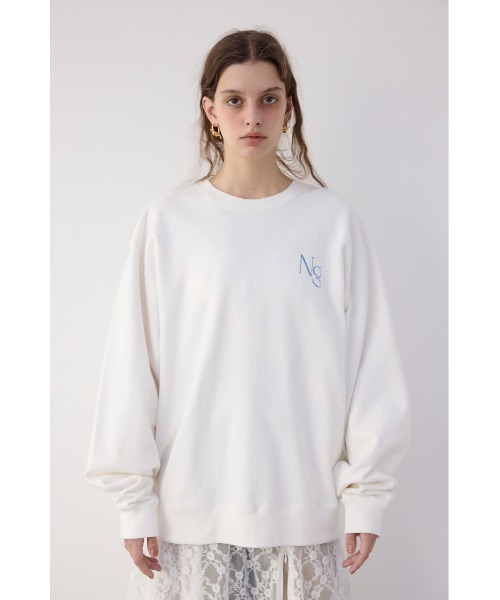 トレーナー スウェット Ngm.S LOGO SW TOPS　ナゴミ スライ ロゴ スウェット トップス レディース Ngm.S LOGO SW TOPS ナゴミ スライ ロゴ スウェット トップス