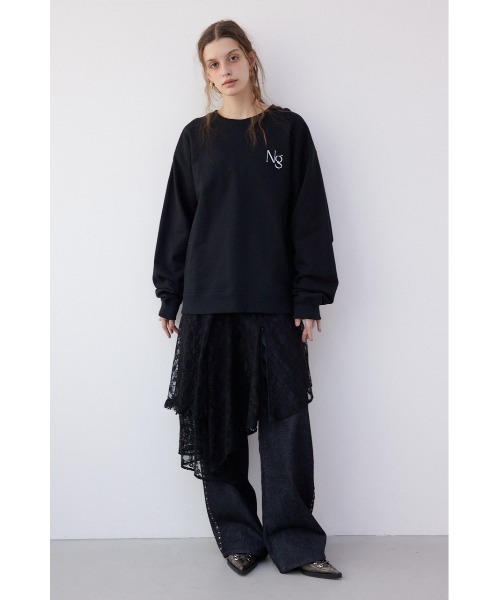 トレーナー スウェット Ngm.S LOGO SW TOPS　ナゴミ スライ ロゴ スウェット トップス レディース Ngm.S LOGO SW TOPS ナゴミ スライ ロゴ スウェット トップス