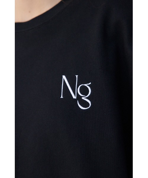 SLY(スライ)の「Ngm.S LOGO SW TOPS ナゴミ スライ ロゴ スウェット トップス トレーナー(スウェット・レディース・ライトブルー/ブラック/アイボリー/杢グレー・FREE)」の17枚目の写真