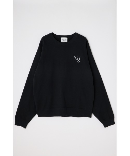 SLY(スライ)の「Ngm.S LOGO SW TOPS ナゴミ スライ ロゴ スウェット トップス トレーナー(スウェット・レディース・ライトブルー/ブラック/アイボリー/杢グレー・FREE)」の18枚目の写真