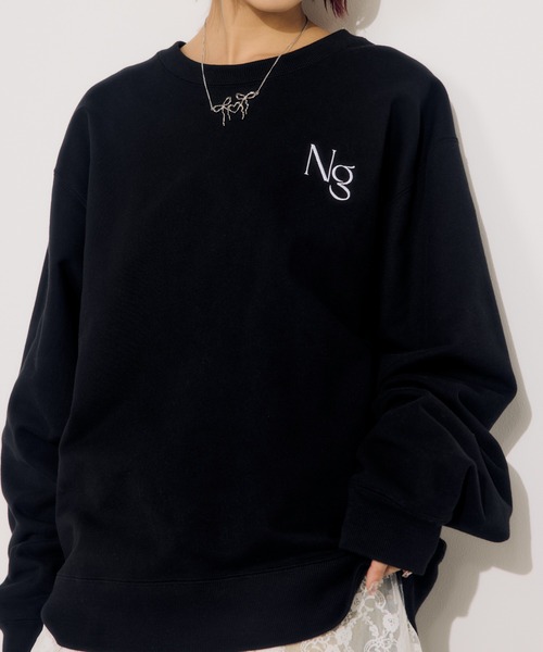 Ngm.S LOGO SW TOPS ナゴミ スライ ロゴ スウェット トップス