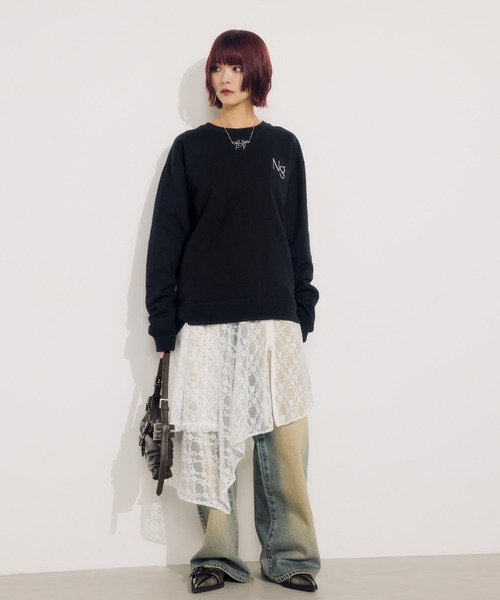 Ngm.S LOGO SW TOPS ナゴミ スライ ロゴ スウェット トップス