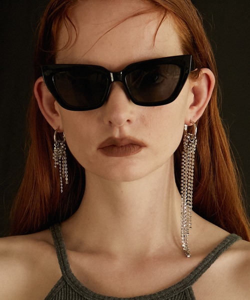 PRANK PROJECT（プランクプロジェクト）の「アシメチェーンピアス / Asymmetrical Chain Earrings（ピアス（両耳用）・レディース・シルバー・FREE）」の5枚目の写真