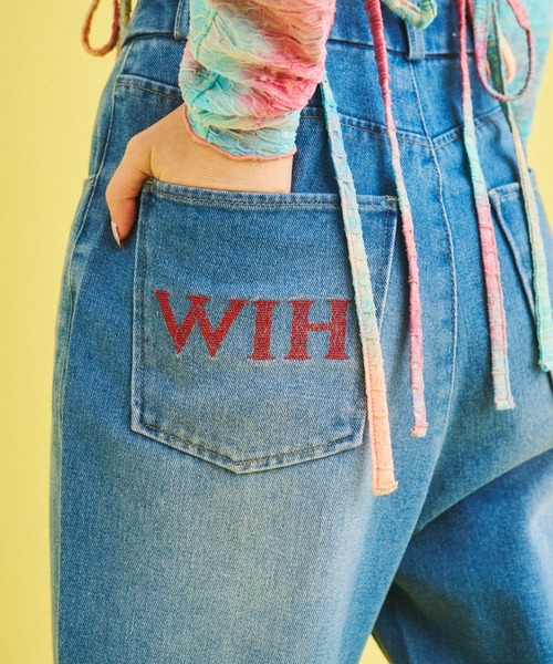What Is Heart(ワットイズハート)の「flare denim pants- フレア デニム パンツ -(デニムパンツ・レディース・ブラック/サックスブルー・MEDIUM/SMALL)」の20枚目の写真
