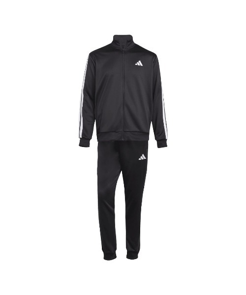 adidas(アディダス)の「アディダス adidas ベーシック スリーストライプス フレンチテリー トラックスーツ(ジャージ・メンズ・グレー/ブラック・LL/3L/S/M/L)」の13枚目の写真