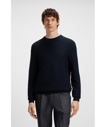 【未使用品】HUGO ブラック ニットセーター XLサイズ HUGO BOSS×JUSTIN TEODORO タートルネックニット ブラック